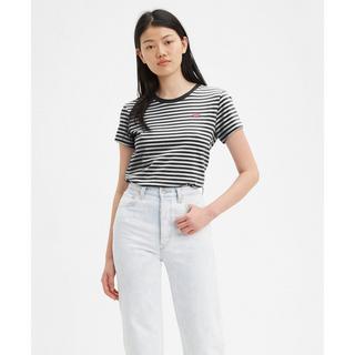 Levi's® PERFECT TEE Kurzarm Gestreiftes T-Shirt  