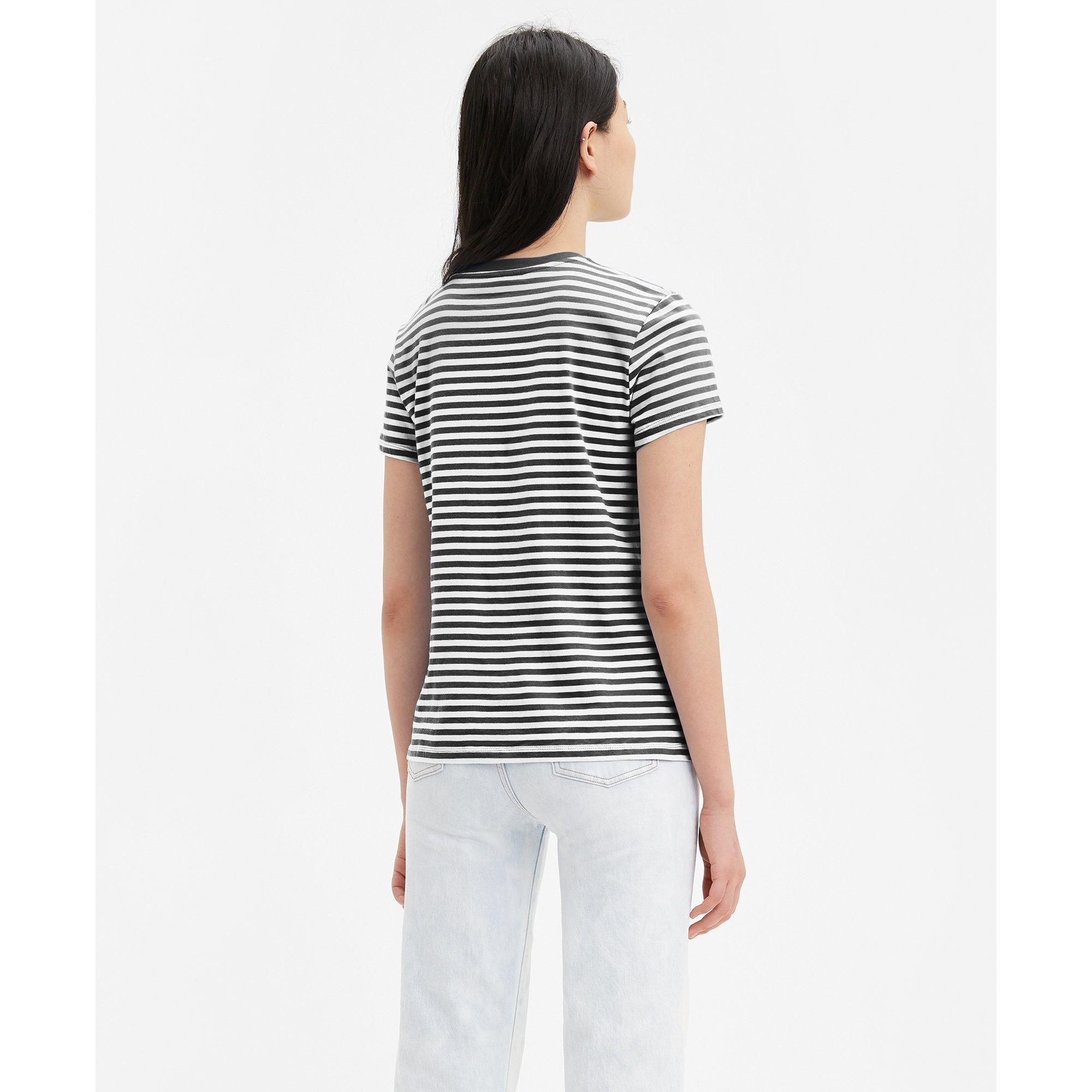 Levi's® PERFECT TEE Kurzarm Gestreiftes T-Shirt  