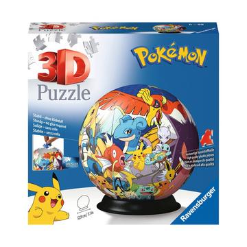 3D Puzzle Ball Pokémon, 72 pezzi
