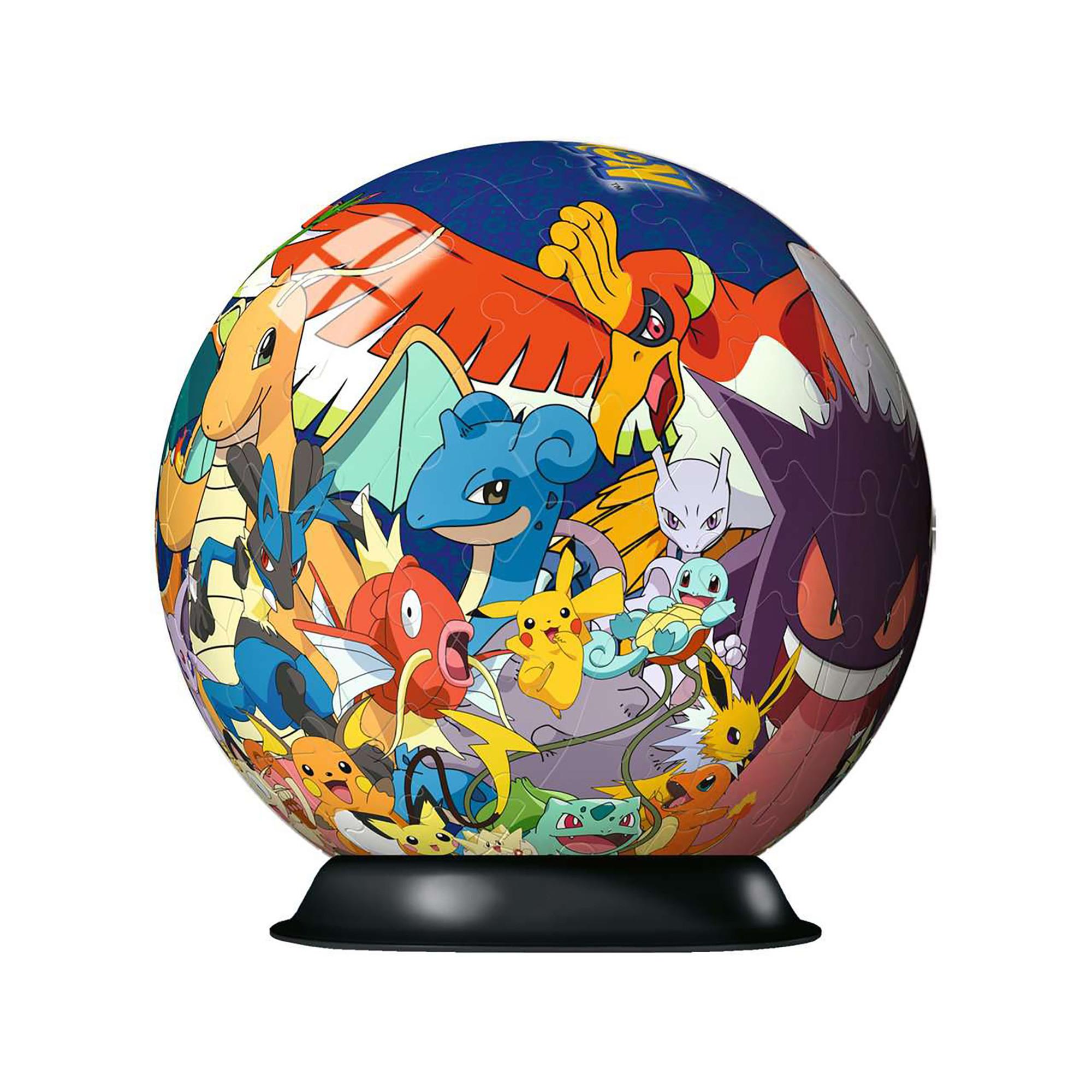 Ravensburger  3D Puzzle Ball Pokémon, 72 pezzi 