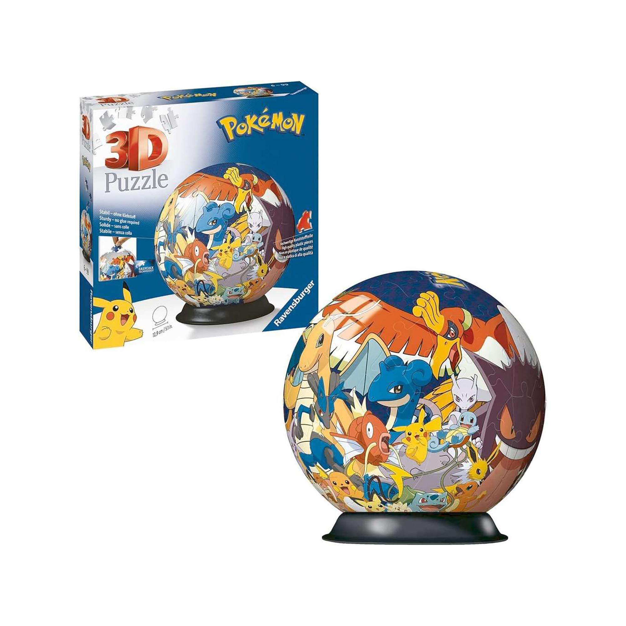 Ravensburger  Puzzle Ball 3D Pokémon, 72 pièces 