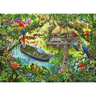 Ravensburger  Escape Puzzle Giungla, 368 pezzi 