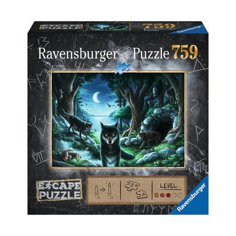 Ravensburger  Escape Puzzle Fluch der Wölfe, 759 Teile 