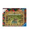 Ravensburger  Puzzle Carte de Poudlard, 1500 pièces 