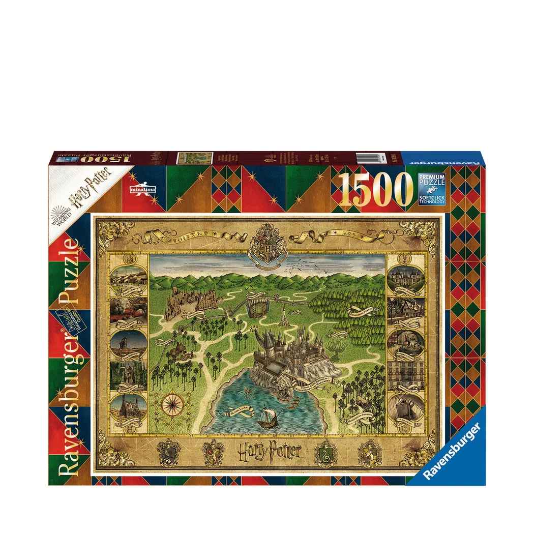 Ravensburger Harry Potter Hogwarts Map 1500pc Jigsaw Puzzle