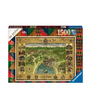 Puzzle Mappa di Hogwarts, 1500 pezzi