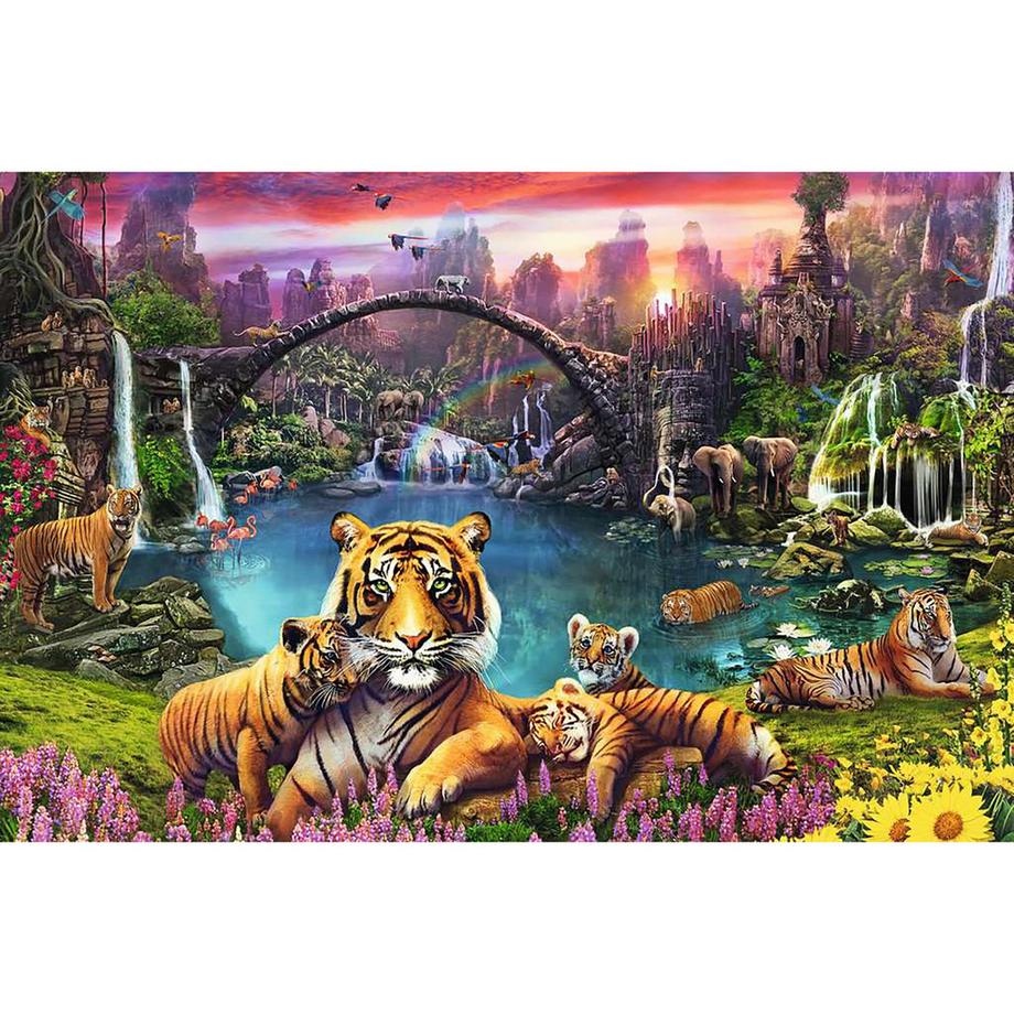 Ravensburger  Puzzle Tiger in paradiesischer Lage, 3000 Teile 