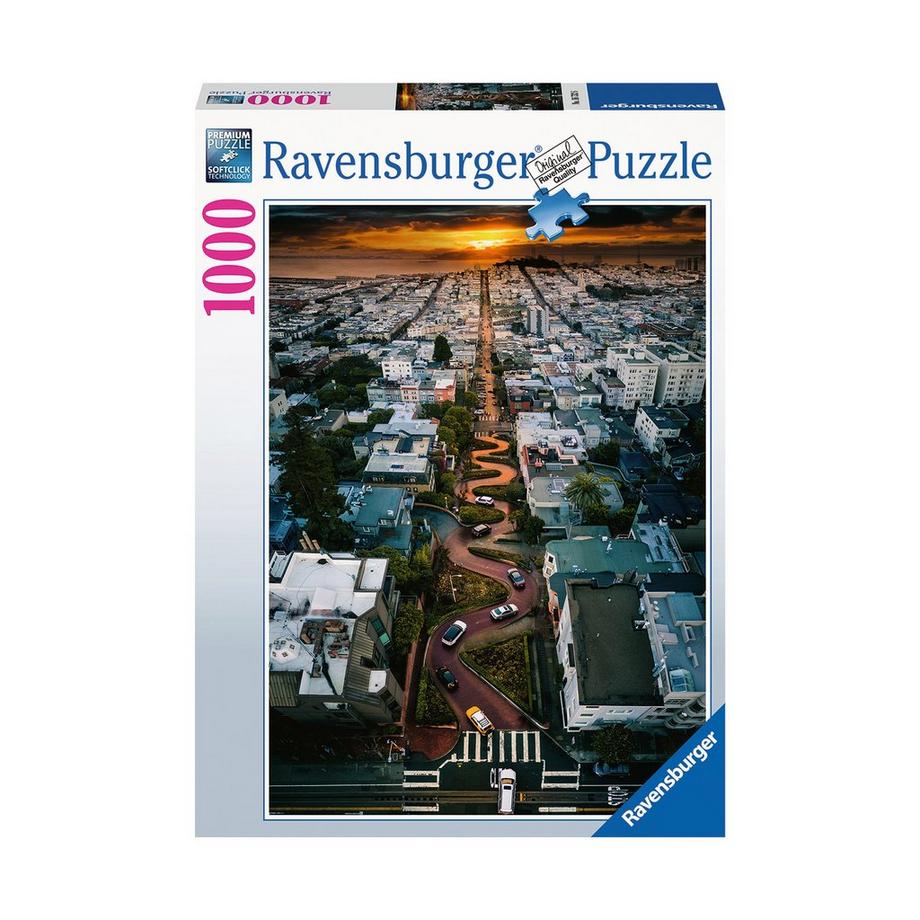 Puzzle San Francisco Lombard Street, 1000 Teile