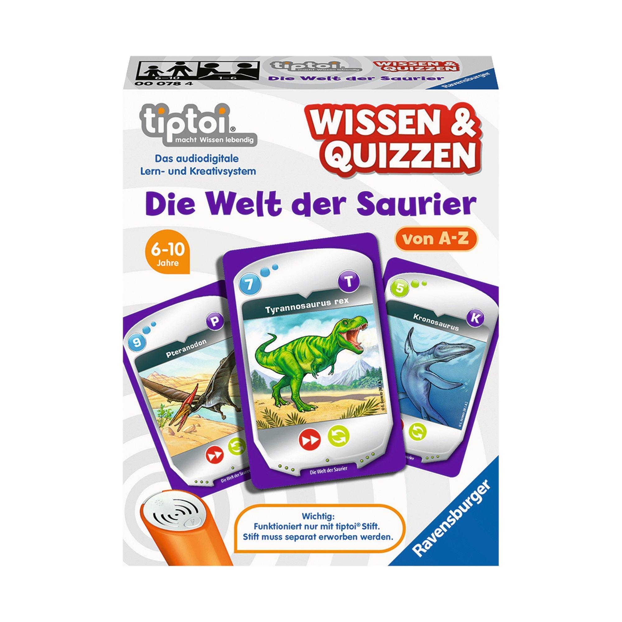 tiptoi  Wissen & Quizzen die Welt der Saurier, Deutsch  