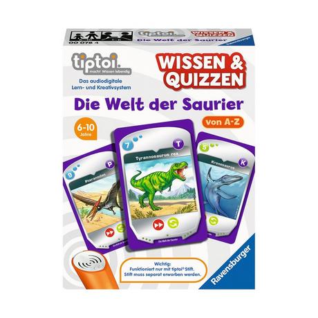 tiptoi  Wissen & Quizzen die Welt der Saurier, Deutsch  