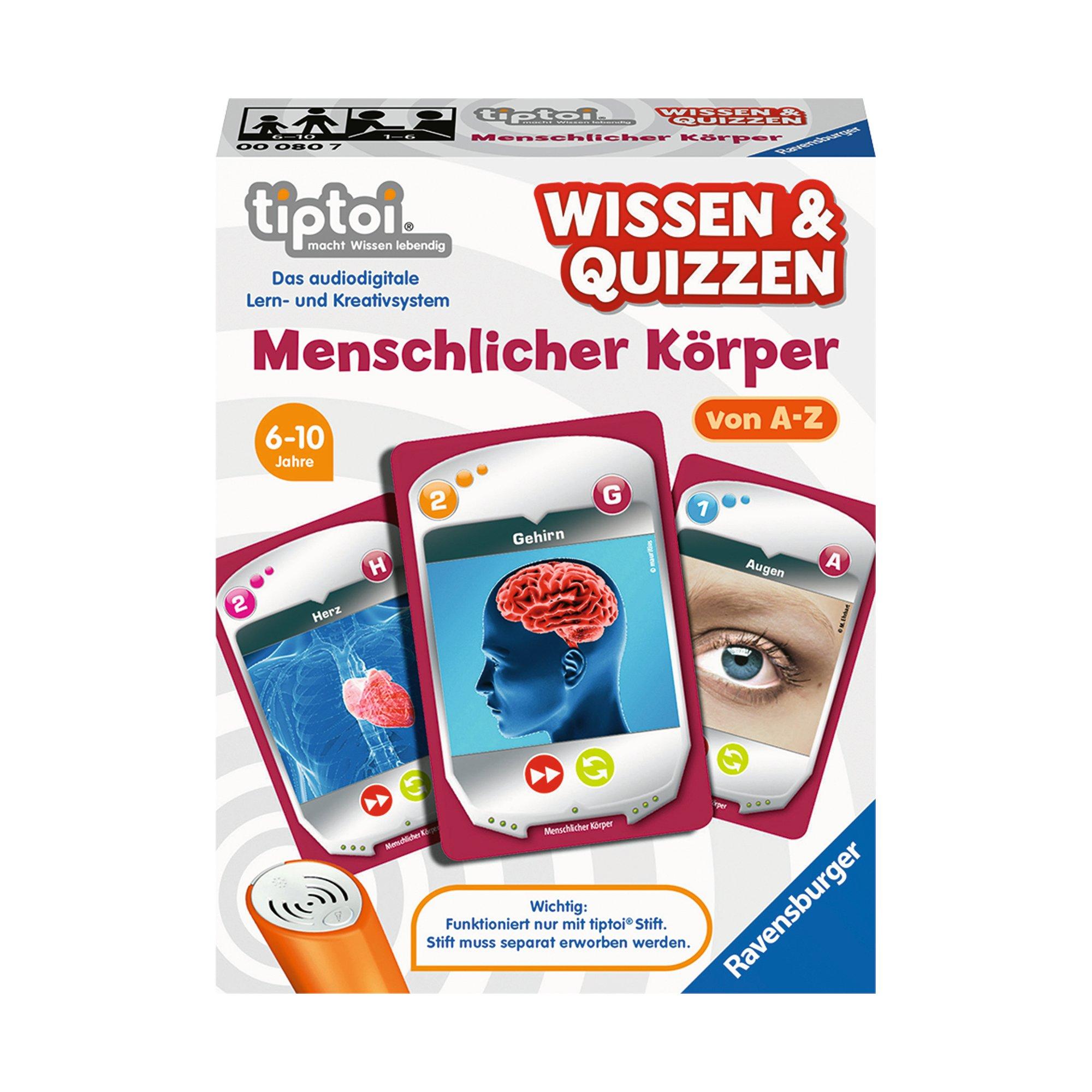 tiptoi  Wissen & Quizzen Menschlicher Körper, Allemand  