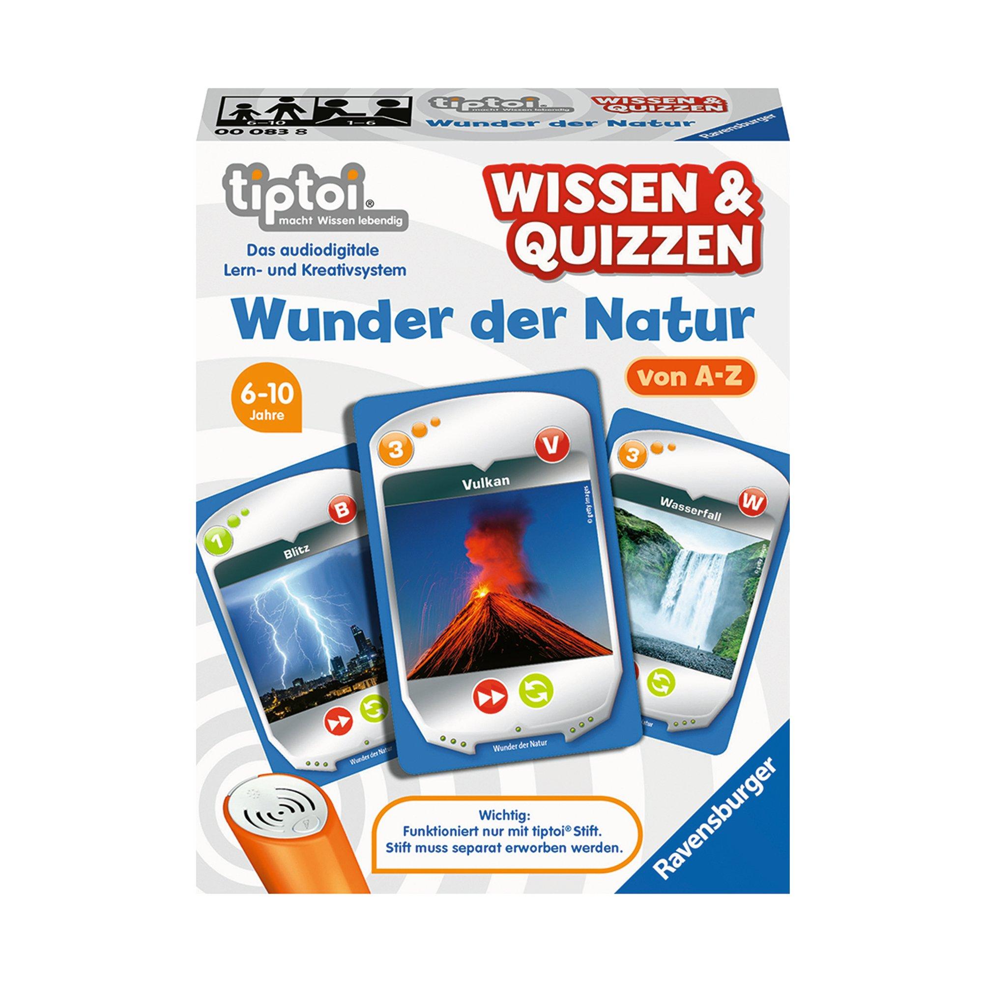 tiptoi  Wissen & Quizzen Wunder der Natur, Deutsch 