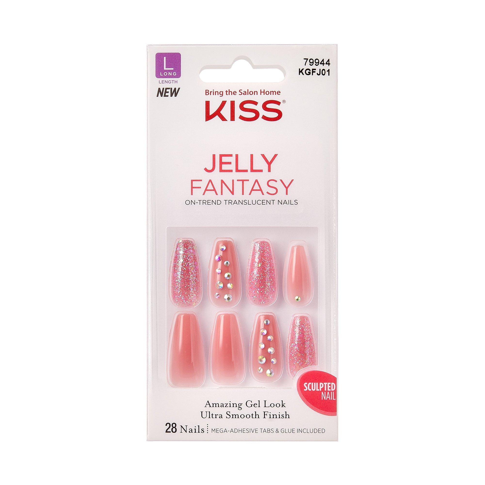 Image of Ks Gel Fantasy Jelly Nails Damen rosa