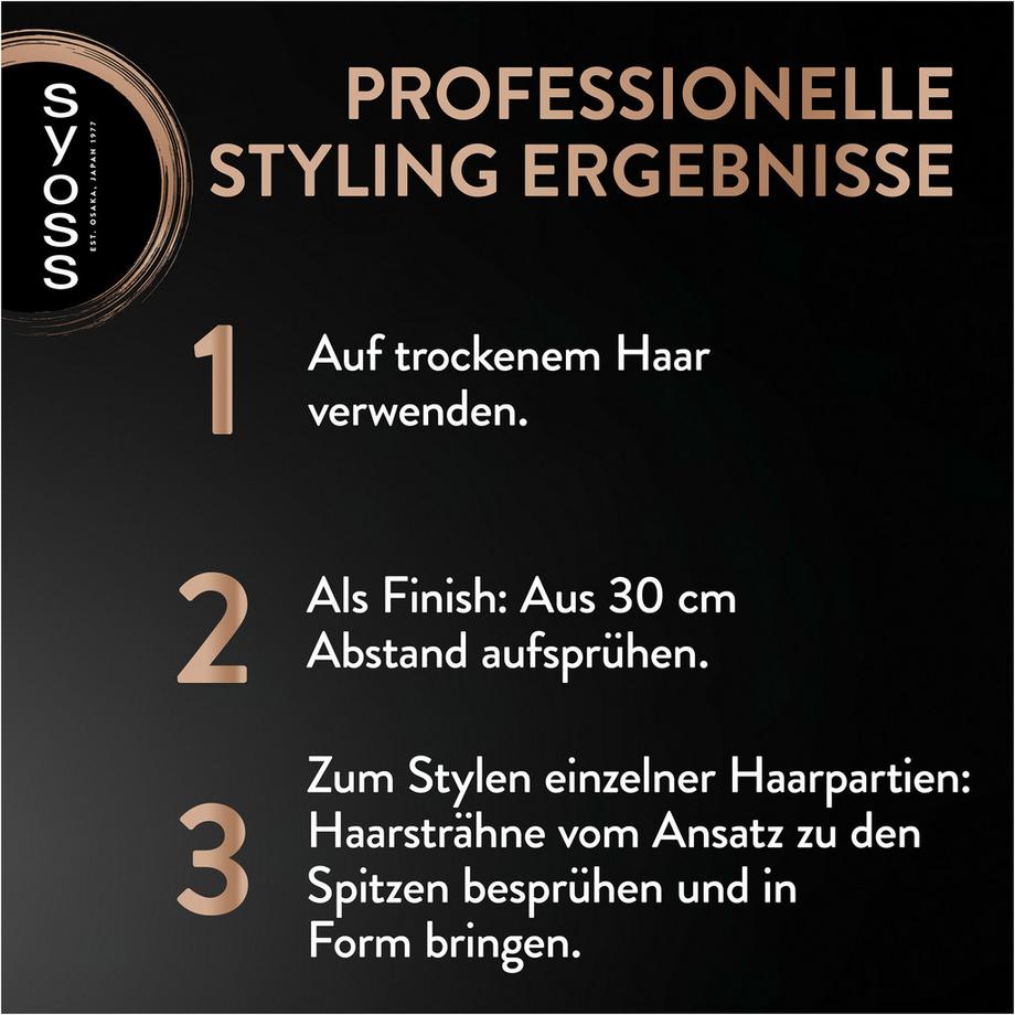 syoss Keratin Keratin Haarspray 