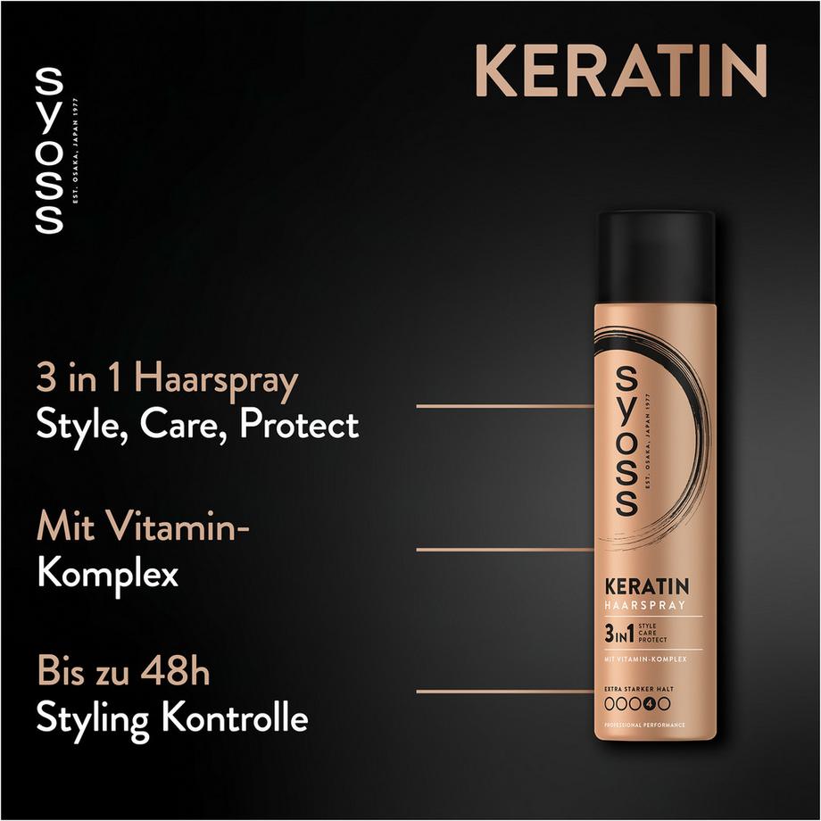 syoss Keratin Keratin Haarspray 