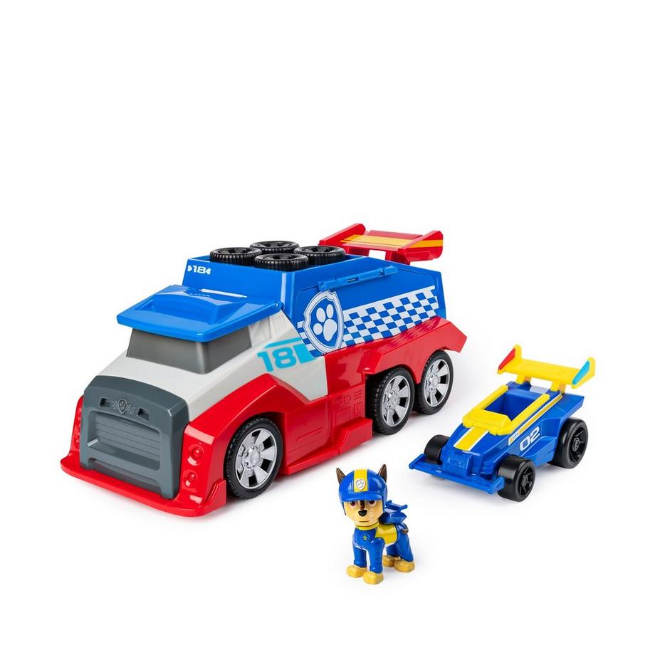 Spin Master  Paw Patrol Ready, Race, Rescue Mobile Pit Stop Team-Fahrzeug Inklusive Chase Figur & Fahrzeug 