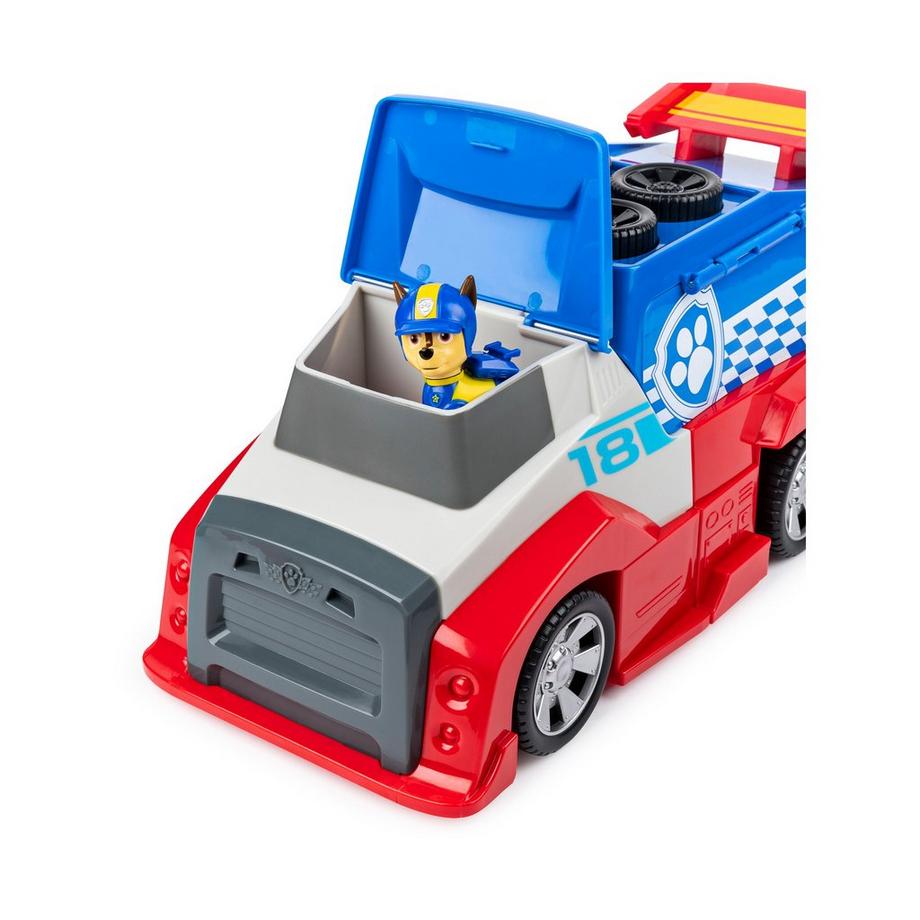 Spin Master  Paw Patrol Ready, Race, Rescue Mobile Pit Stop Team-Fahrzeug Inklusive Chase Figur & Fahrzeug 
