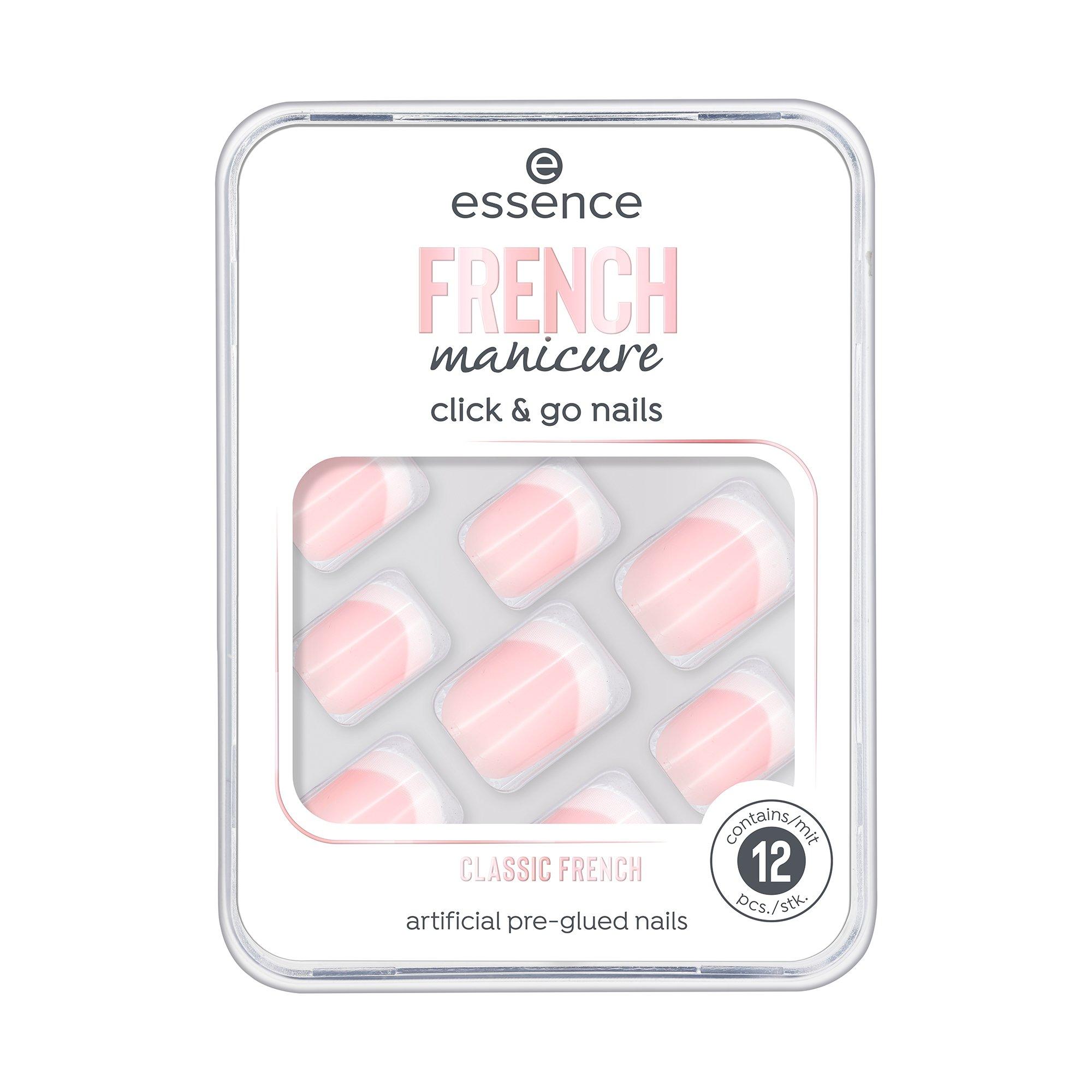 Image of essence French Manicure Click & Go Nails - 13STK