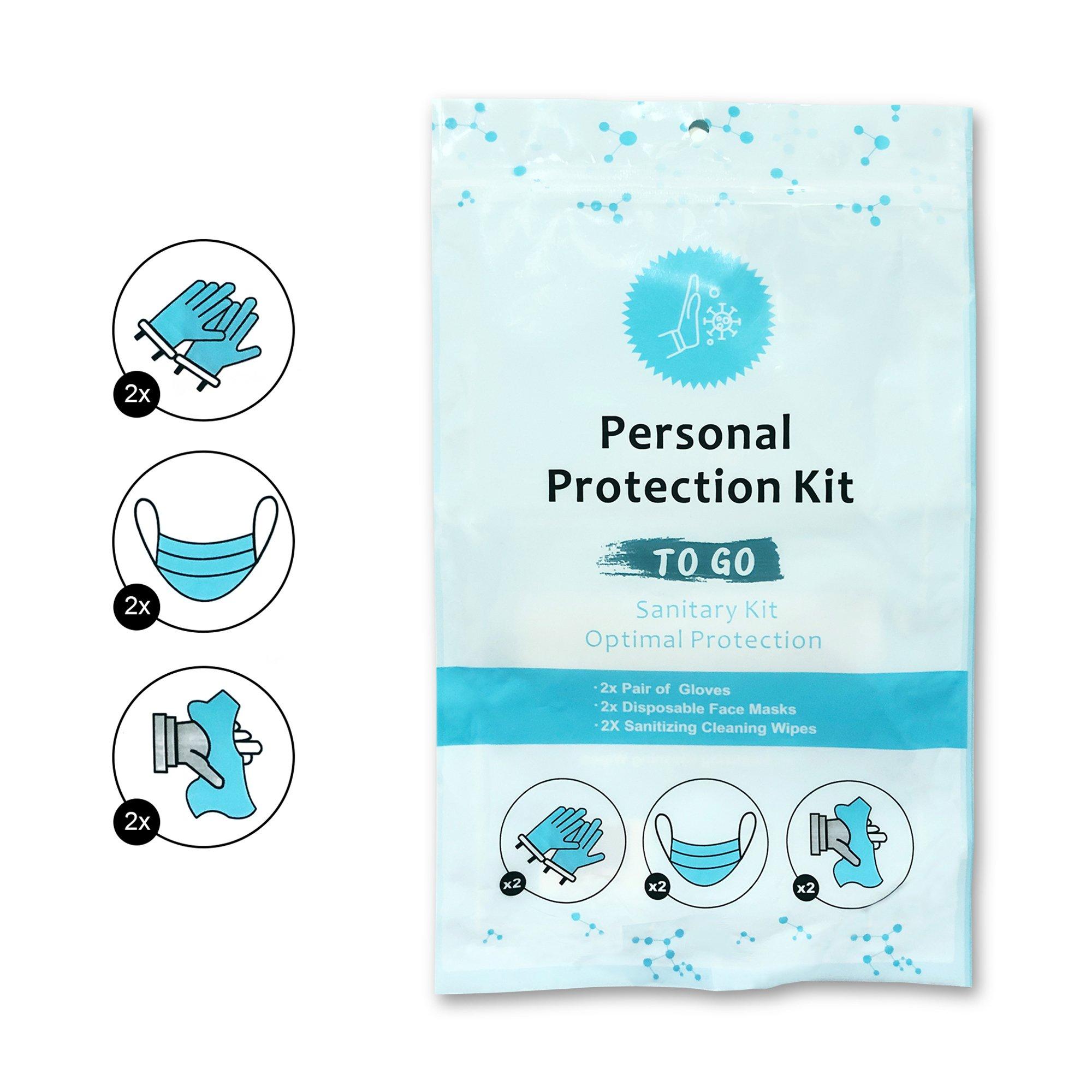 Image of Osiris COVID PERSONAL PROTECTION KIT Personal Protection Kit To Go, Mundschutzmasken - Set