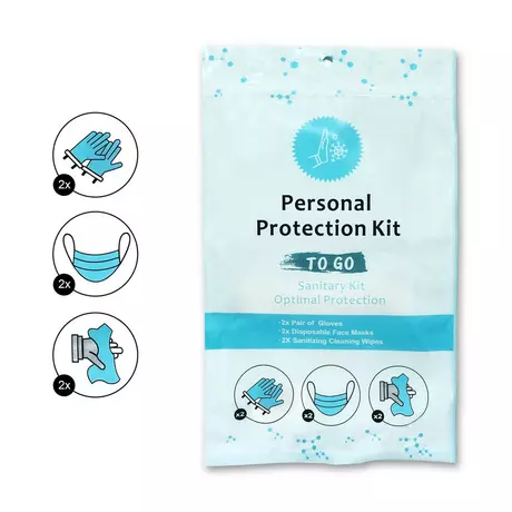 Osiris COVID PERSONAL PROTECTION KIT Personal Protection Kit To Go, Masques de Protection 