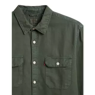 Levi's Camicia a maniche lunghe JACKSON WORKER Verde Scuro