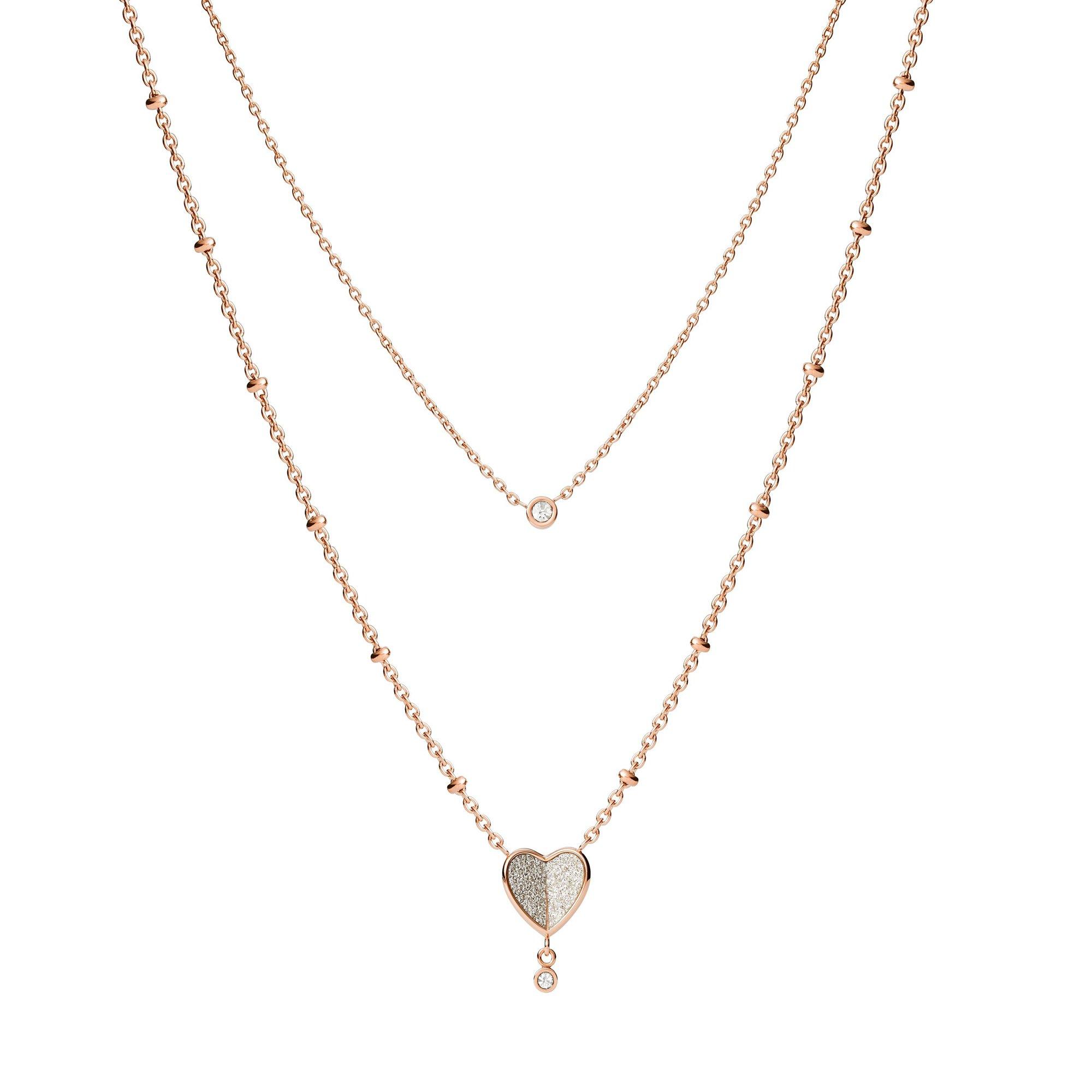 Image of Halskette Damen Roségold 47cm