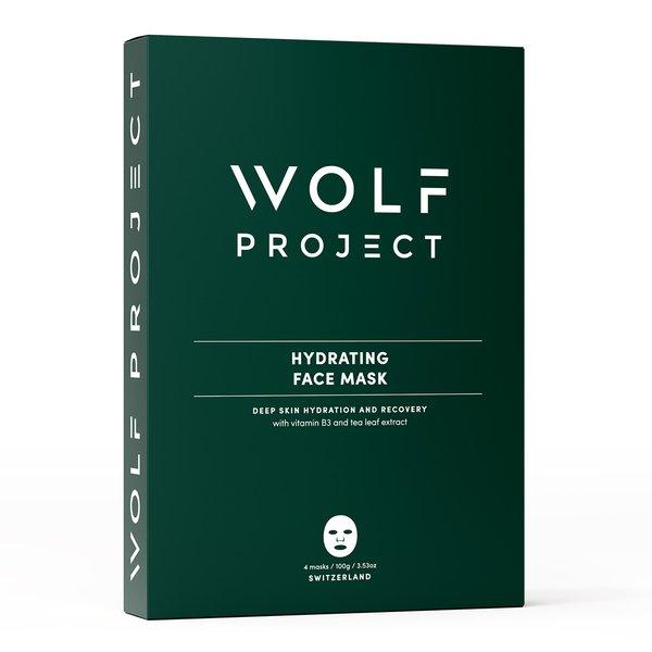 Image of WOLF PROJECT Feuchtigkeitsmaske Tuchmaske, 4er-Pack - 4 pezzi