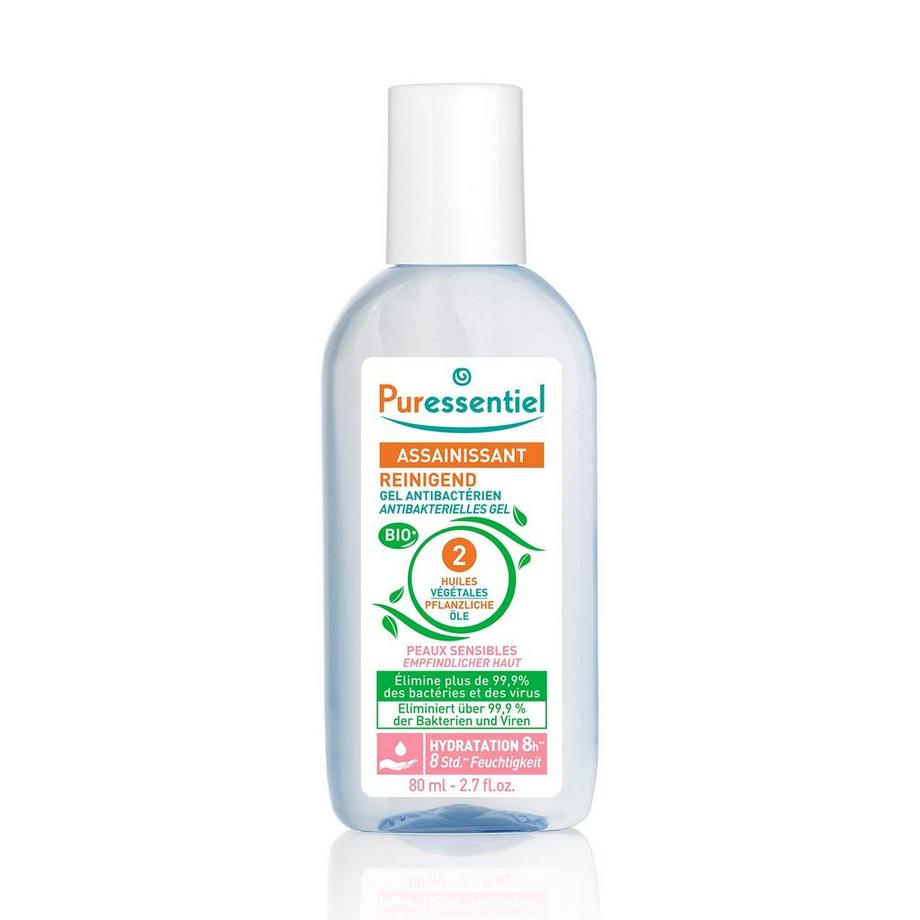 Puressentiel PURESSENTIEL GEL ANTIBAC sens. Haut 80ml Gel disinfettante mani Pelli Sensibili 