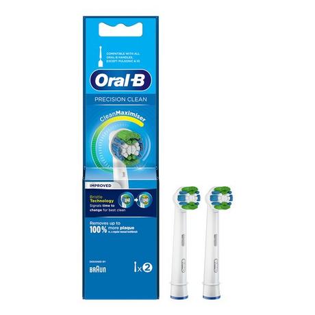 Oral-B Precision Clean Aufsteckbürsten mit CleanMaximiser-Borsten Precision Clean 2er CleanMaxim 