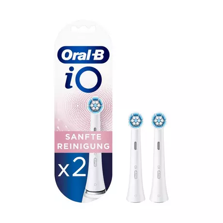 Oral-B Brosse de rechange iO Sanfte Reinigung 2pcs Blanc