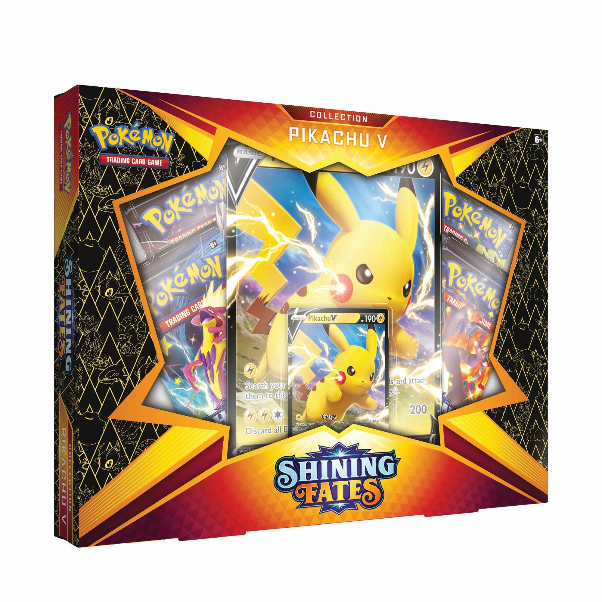 Image of Sword & Shield Shining Fates Pikachu V Collection Box Multicolor