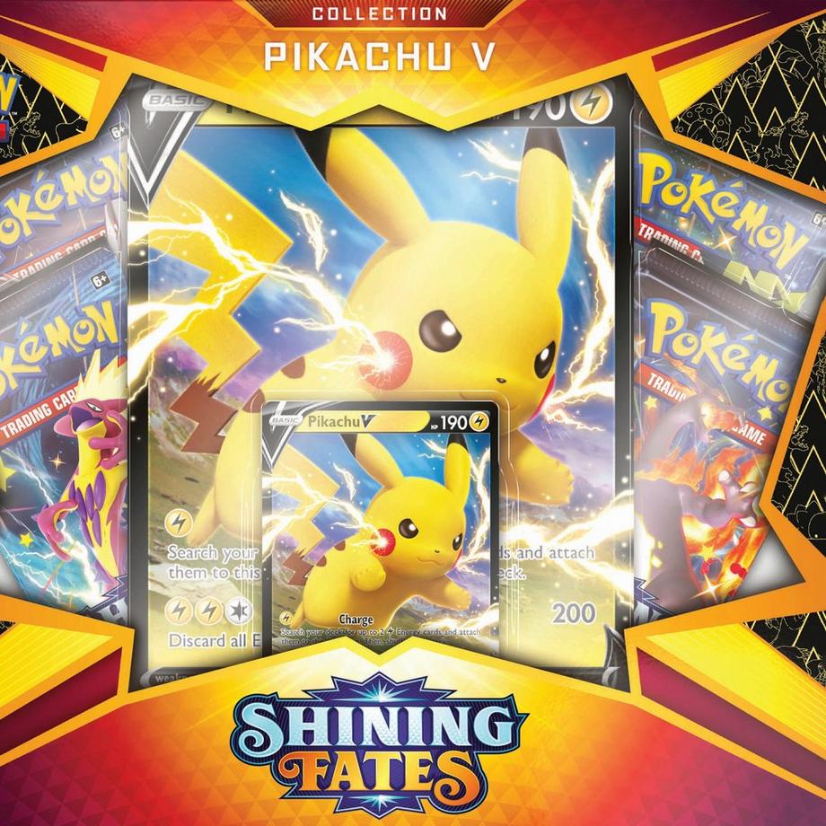 Pokémon  Sword & Shield Shining Fates Pikachu V Collection Box 