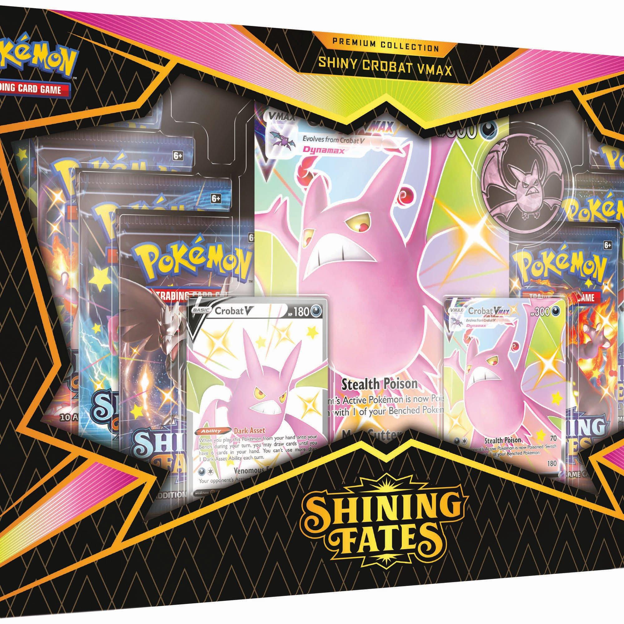 Image of Shining Fates, Shiny Crobat V Max Premium Collection Multicolor