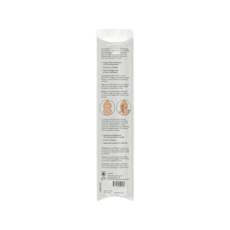 Treasure Beauty  Pennello Per Maschere Viso In Silicone 