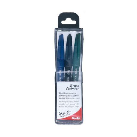 Pentel Set de feutres-pinceaux  