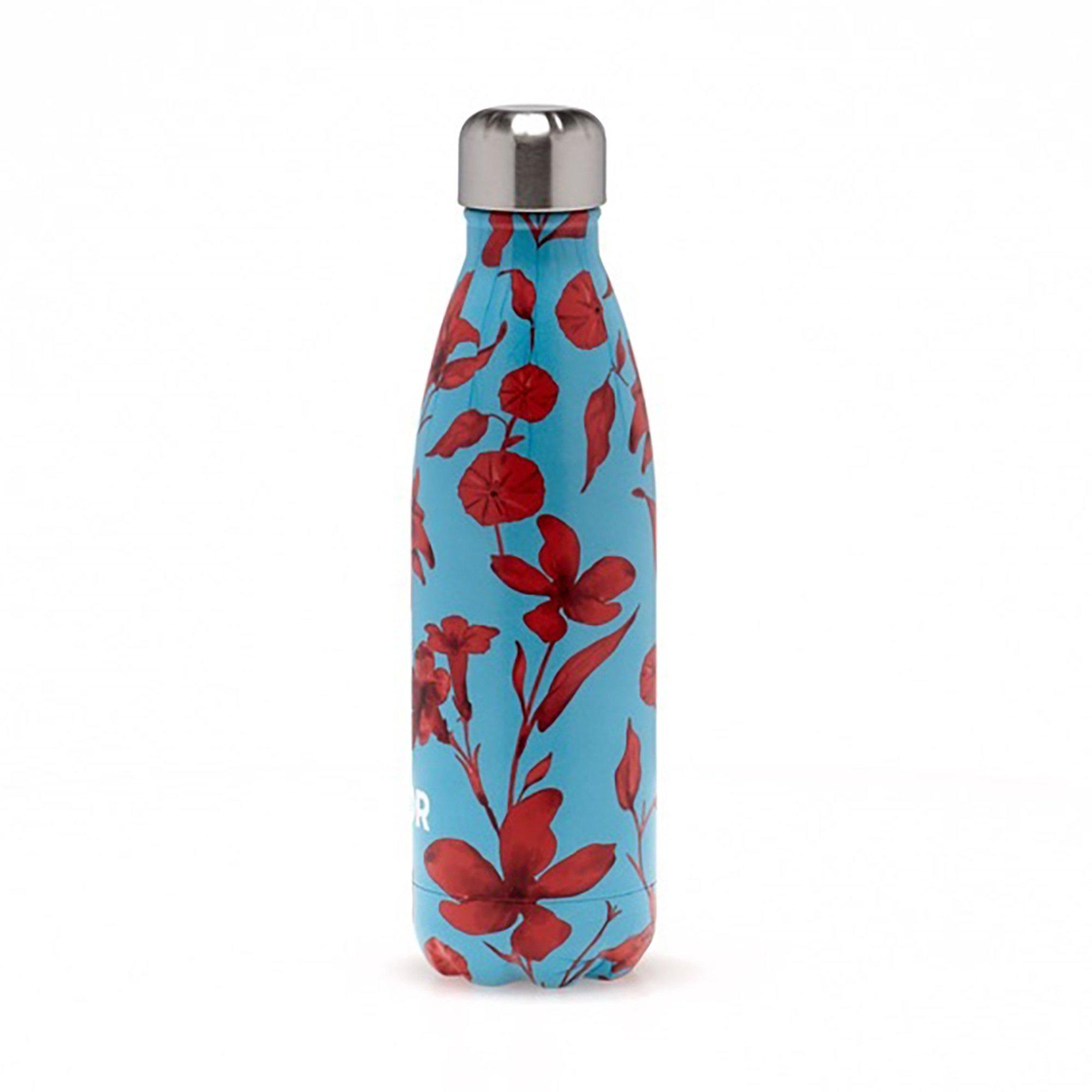 Koor Isolierflasche Painted Red Flower 