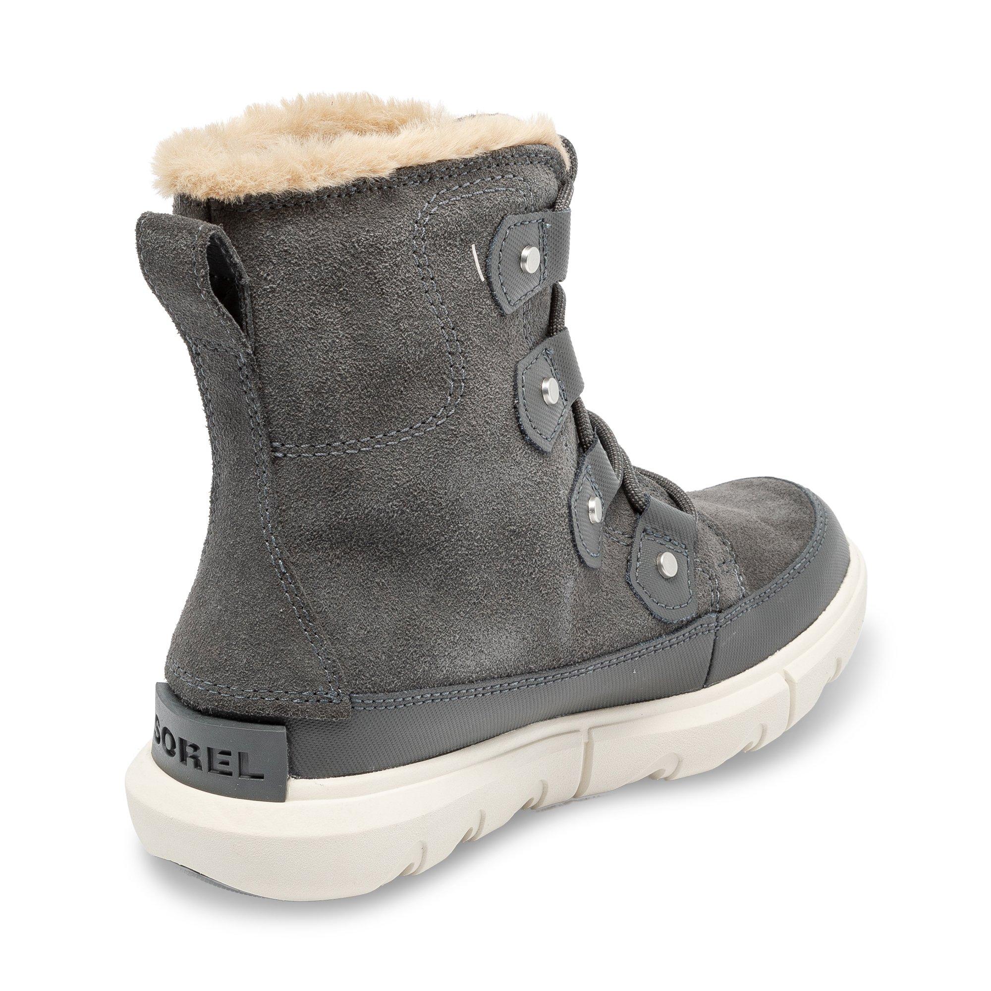 SOREL Explorer 2 Joan Faux Fur WP Stivali con lacci 