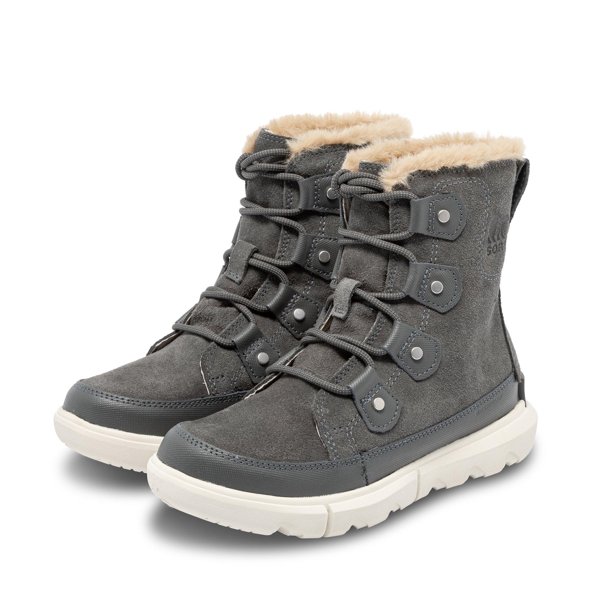 SOREL Explorer 2 Joan Faux Fur WP Schnürstiefel 