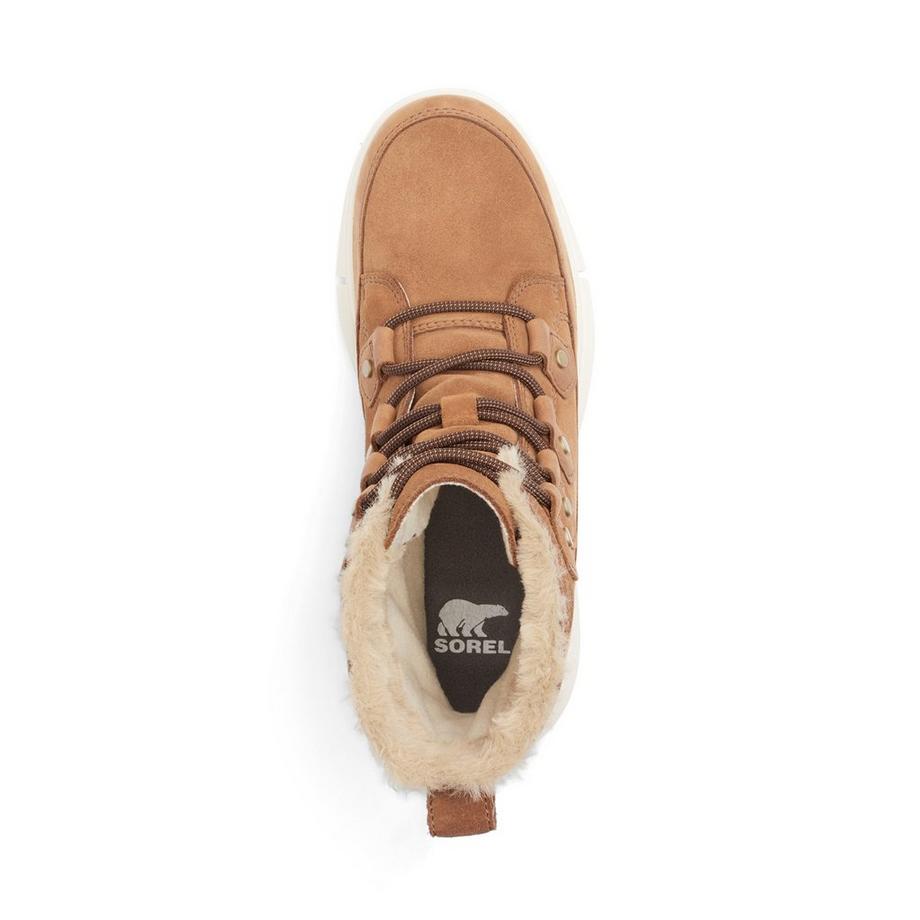 SOREL Explorer 2 Joan Faux Fur WP Schnürstiefel 