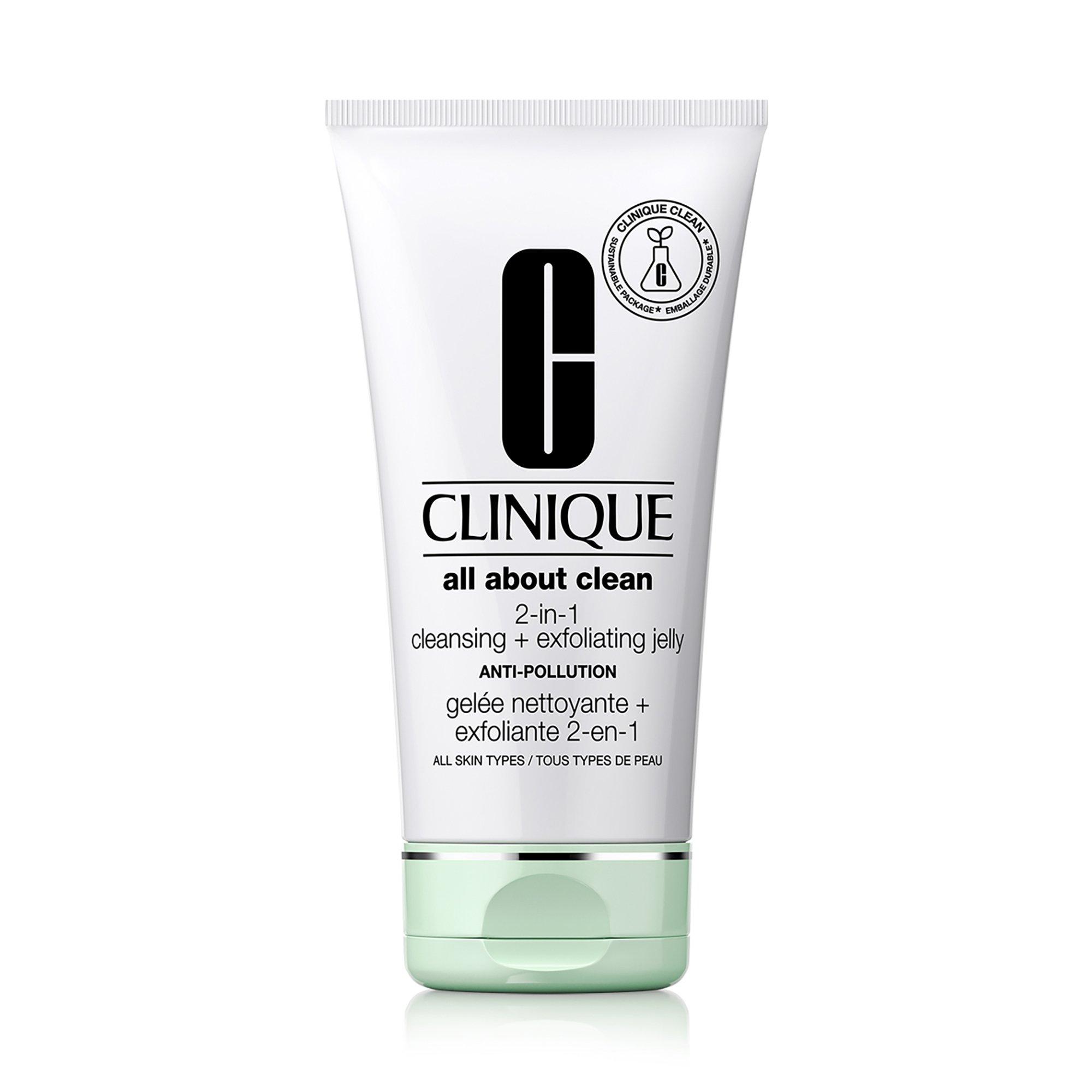 Image of CLINIQUE All About Clean 2-In-1 Cleansing + Exfoliating Jelly Anti-Pollution - 150 ml
