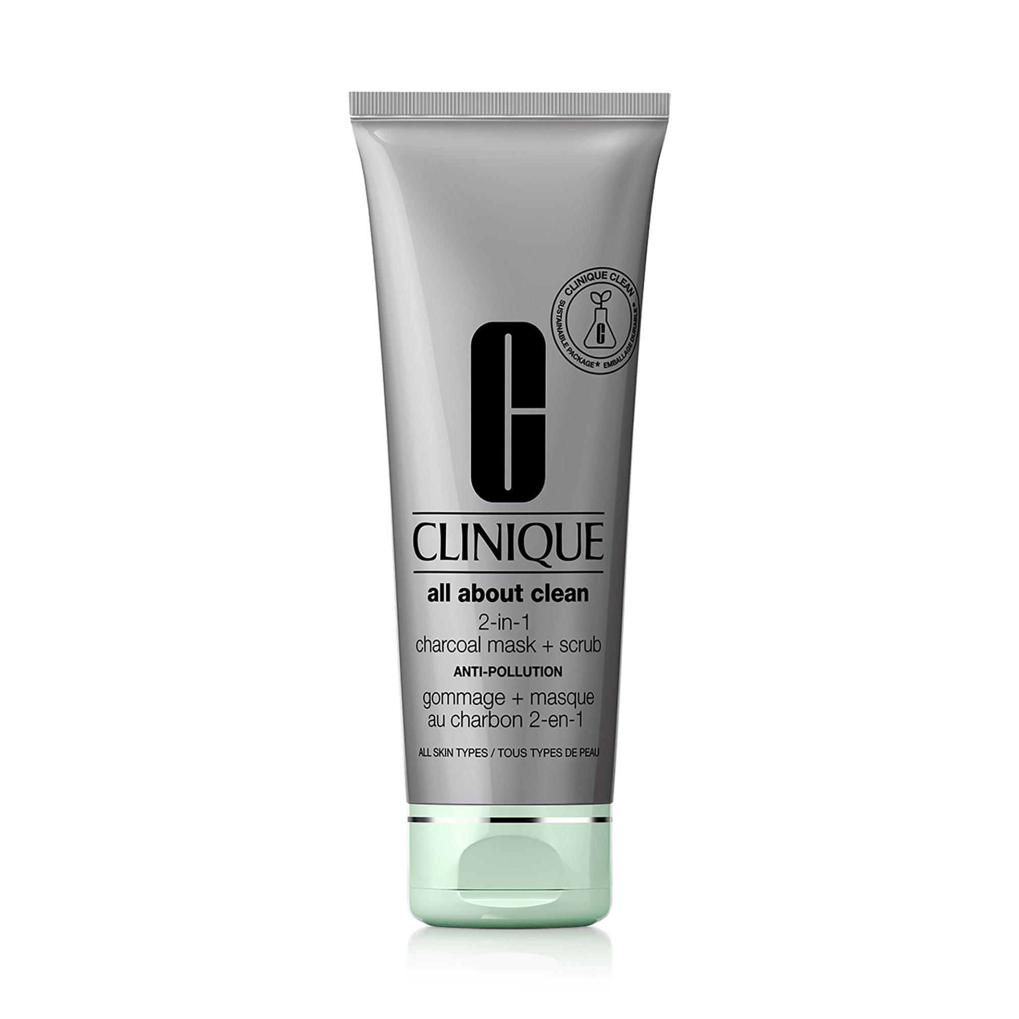 Image of CLINIQUE All About Clean Charcoal Scrub + Mask Anti-Pollution - 100 ml