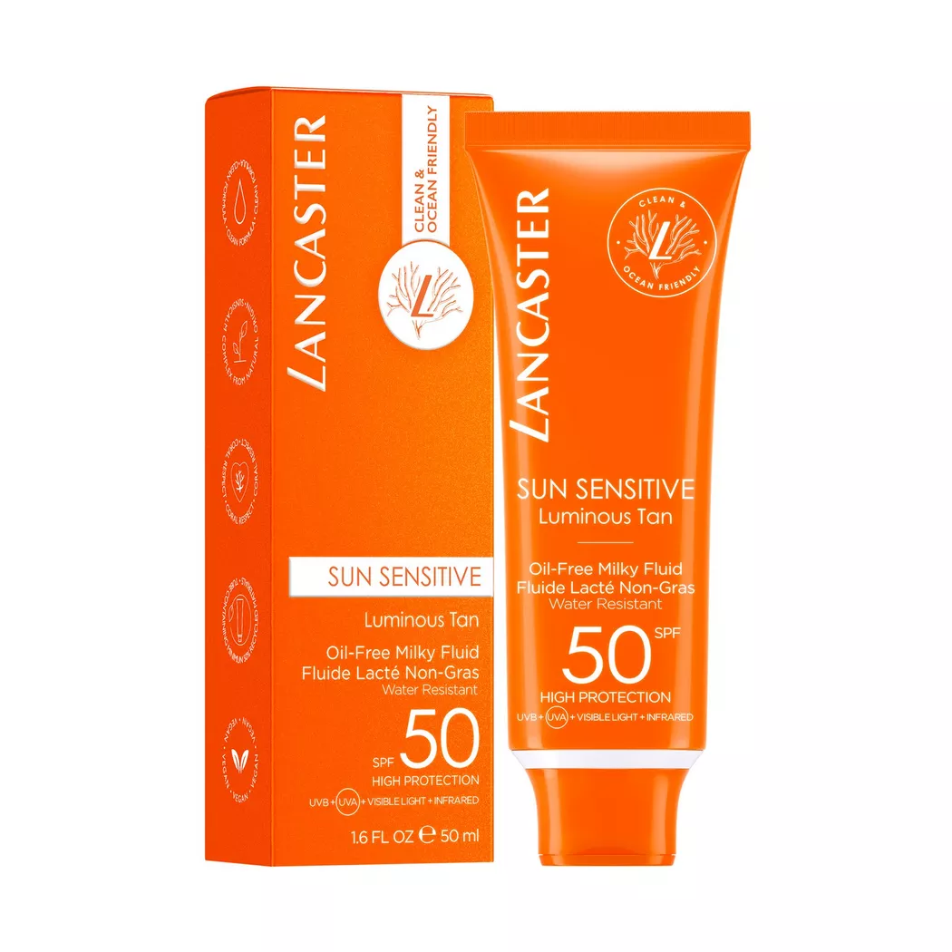 Lancaster - Sun Sensitive Oil-Free Milky Fluid SPF 50, Slean Sun, 50 ml