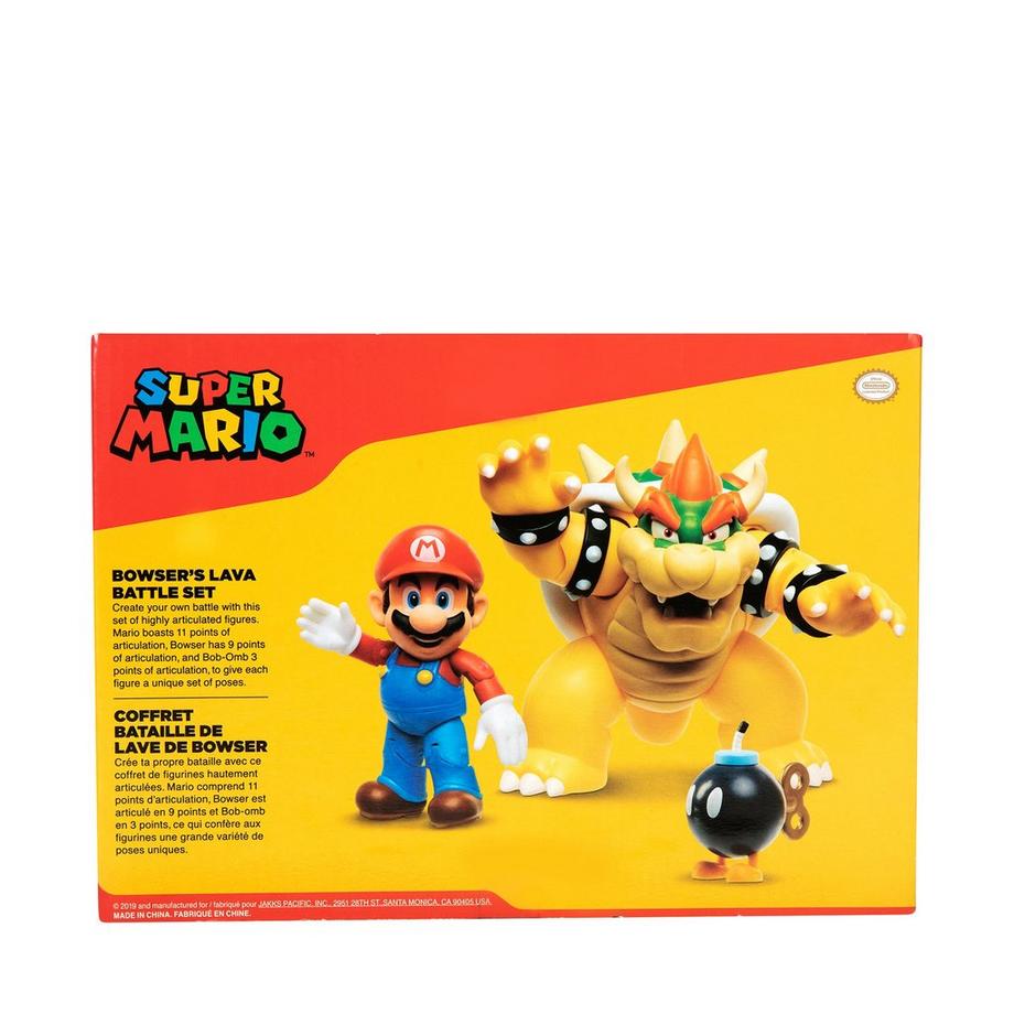 JAKKS Pacific  Super Mario Spielset Bowser vs. Mario 