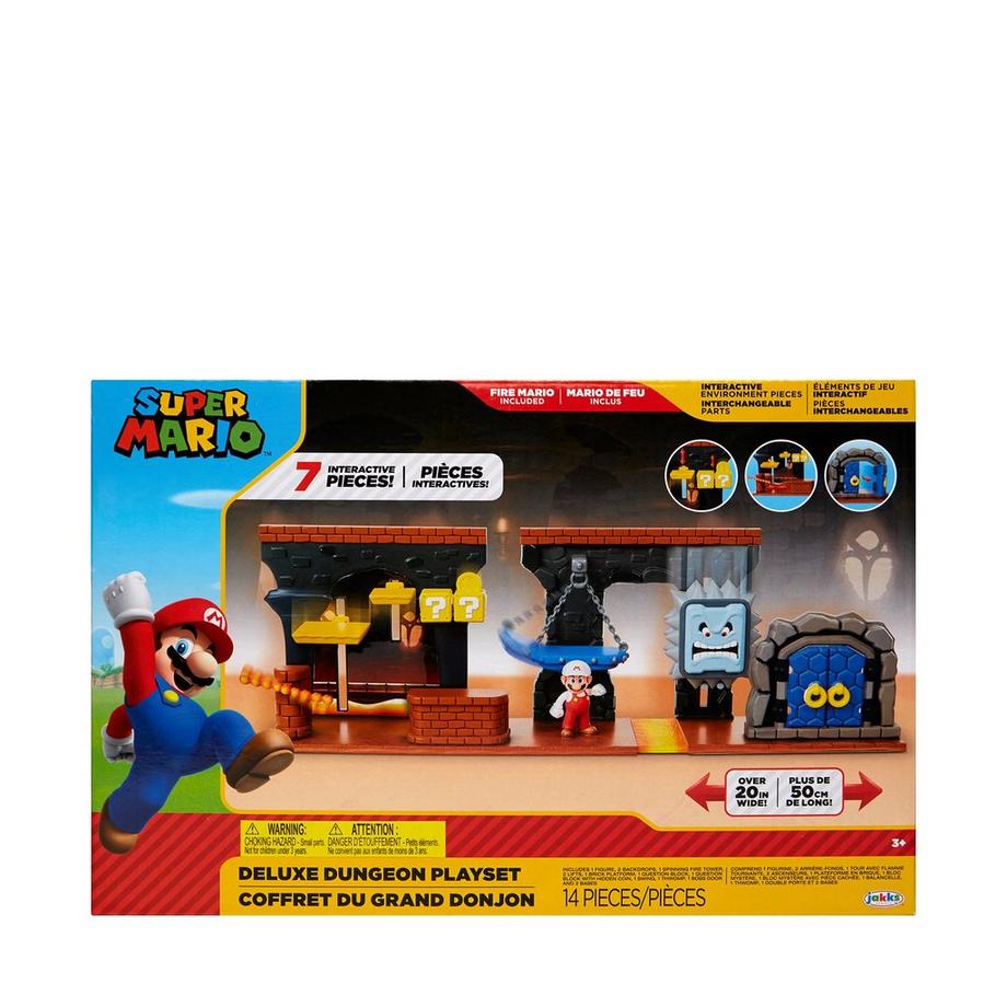 JAKKS Pacific  Super Mario Deluxe Coffret du grand donjon 