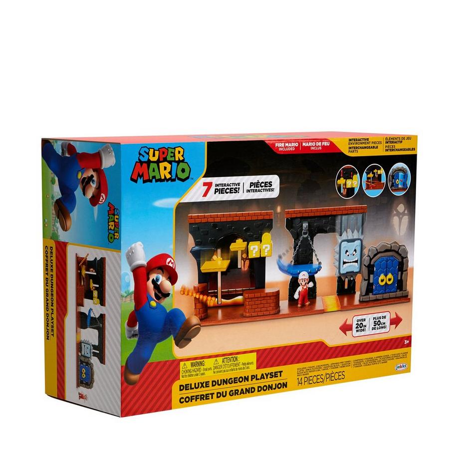 JAKKS Pacific  Super Mario Deluxe Coffret du grand donjon 