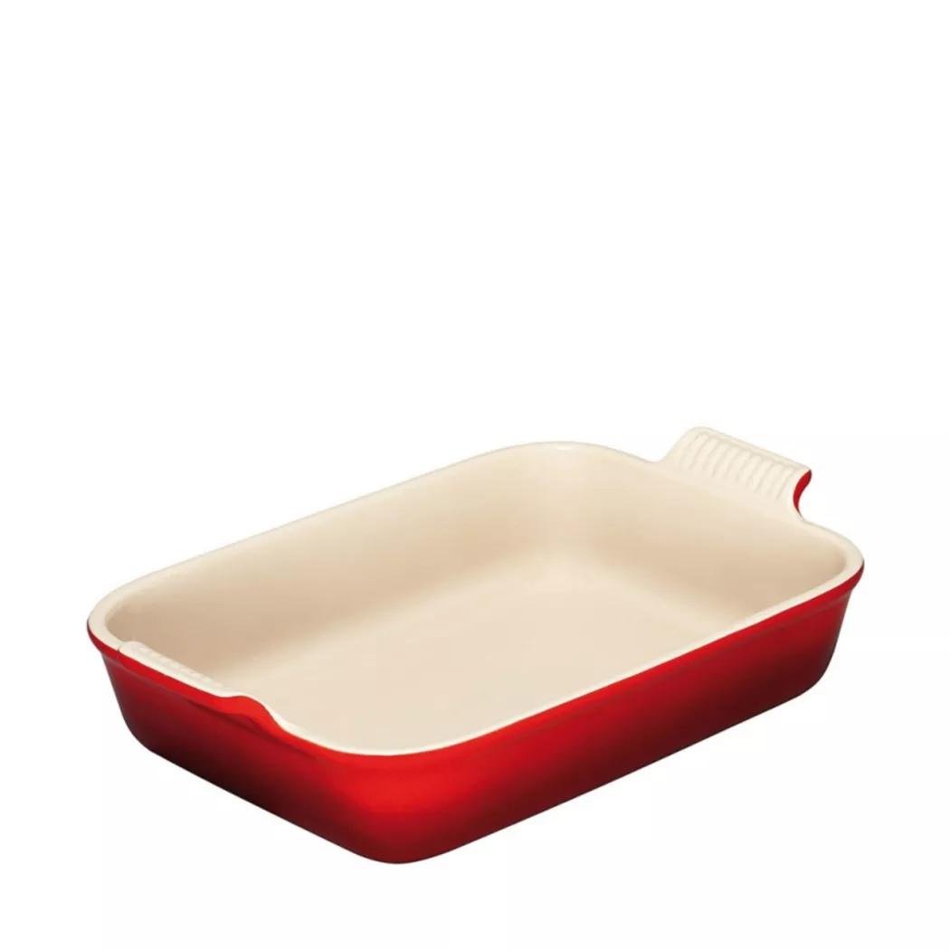 LE CREUSET Auflaufform Tradition 32x24cm 4l Ofenrot orange baby