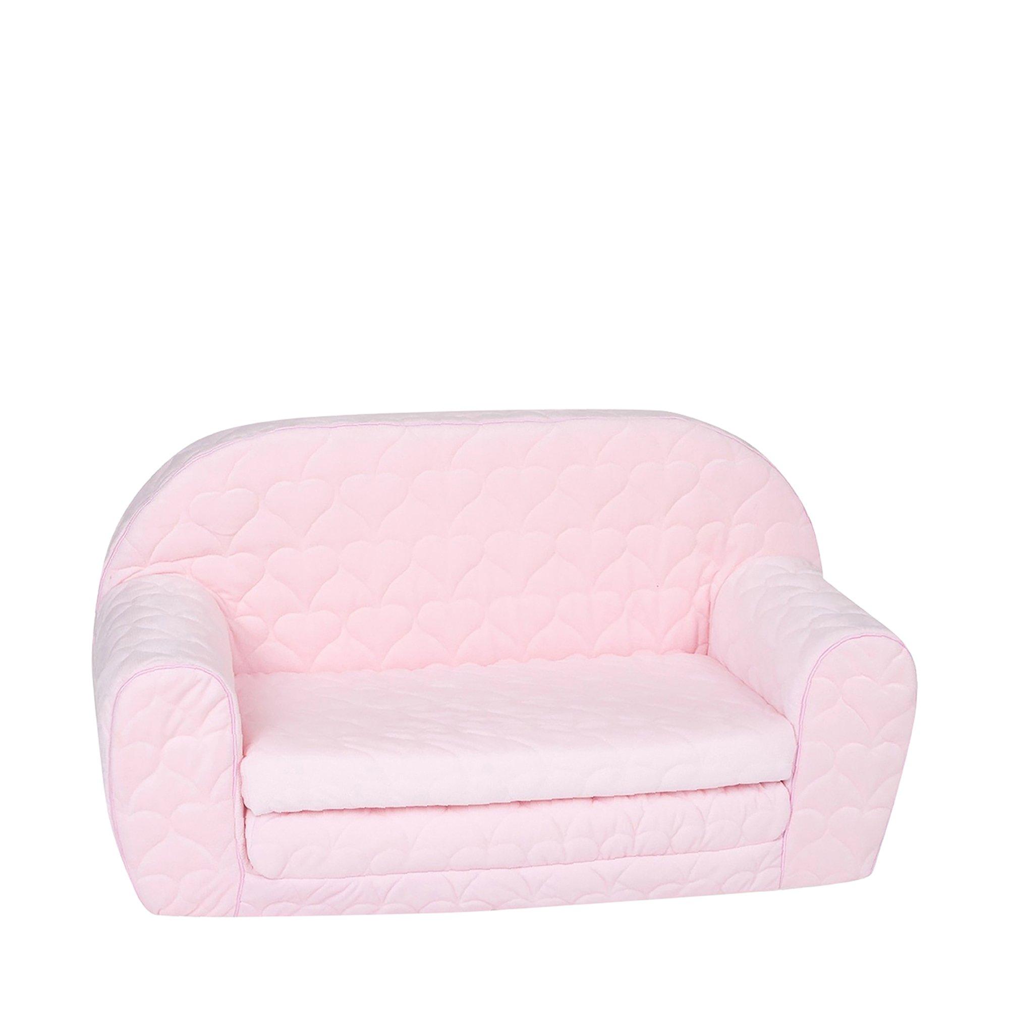 Image of knorr toys Kindersofa, Cosy heart rose Rosa