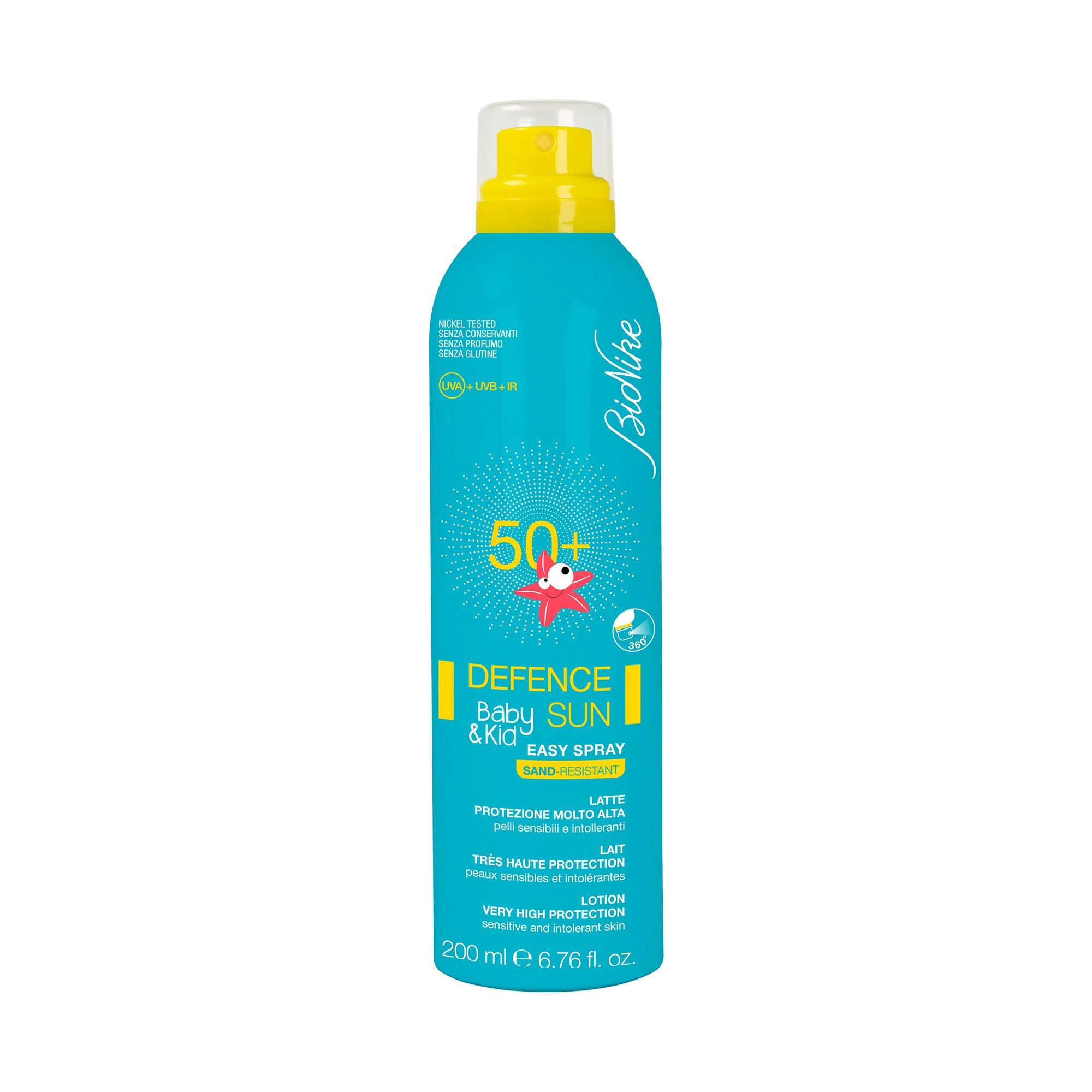 Image of BioNike Defence Sun 50+ Baby Kid Defence Sun Baby & Kid Easy Spray 50+ Solarmilch - 200ml