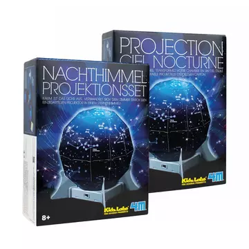 Projection Ciel Nocturne, Allemand / Français