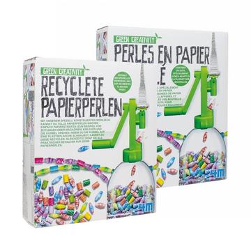 Perles en Papier Recyclé, Allemand / Français